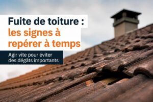 illustration article de blog sur comment repérer une fuite de toiture